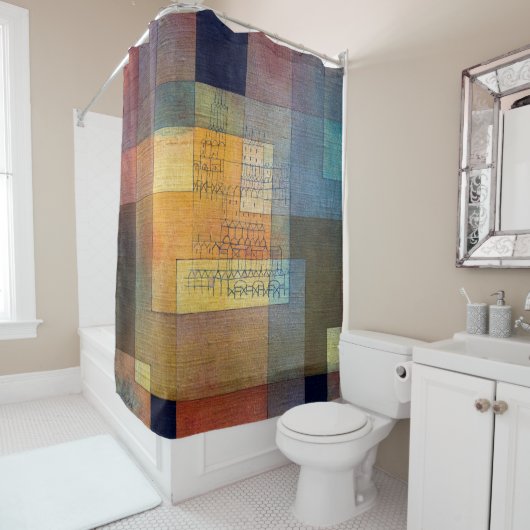 Polyphonische Architektur | Paul Klee | Duschvorhang (Beispiel)