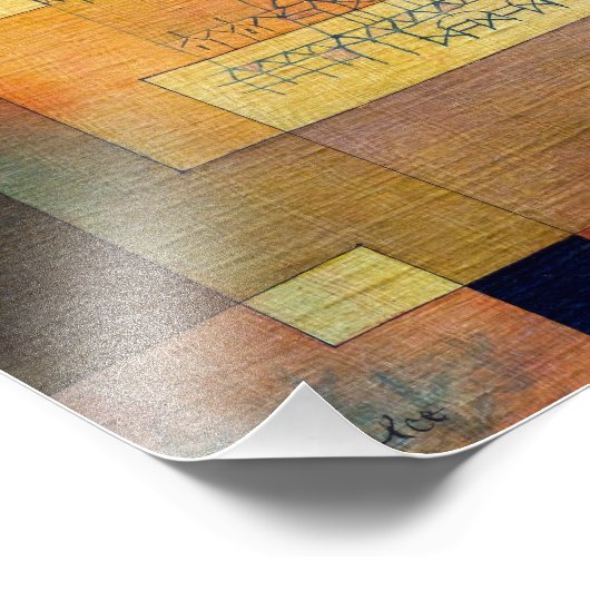 Polyphonische Architektur | Paul Klee | Fotodruck (Ecke)