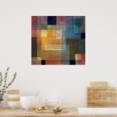 Polyphonische Architektur | Paul Klee | Poster (Küche)