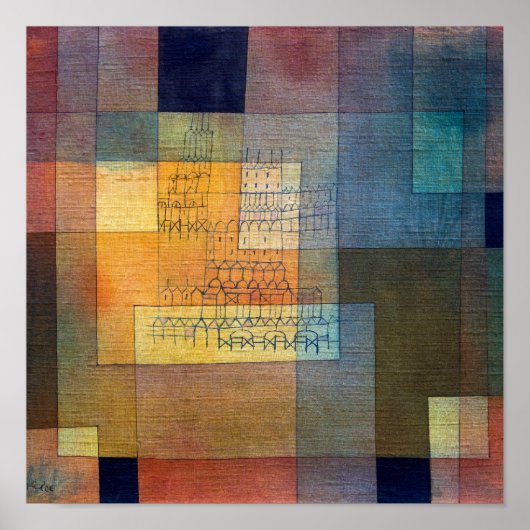 Polyphonische Architektur | Paul Klee | Poster (Vorne)