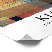 Polyphonische Architektur von Paul Klee Poster (Ecke)