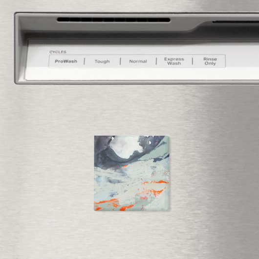 Polyphonisches Meer - Beige Magnet (In Situ (Geschirrspüler))