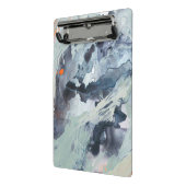 Polyphonisches Meer - Blau Mini Klemmbrett (Gewinkelt2)