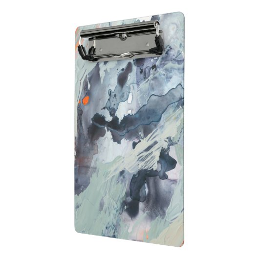 Polyphonisches Meer - Blau Mini Klemmbrett (Gewinkelt2)