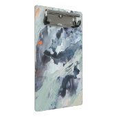 Polyphonisches Meer - Blau Mini Klemmbrett (Schrägansicht)