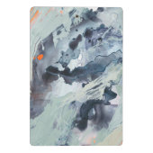 Polyphonisches Meer - Blau Mini Klemmbrett (Rückseite)