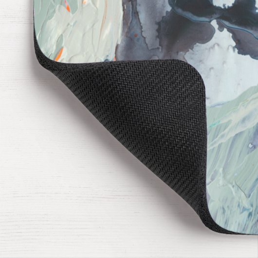 Polyphonisches Meer - Blau Mousepad (Ecke)