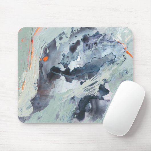 Polyphonisches Meer - Blau Mousepad (Mit Mouse)