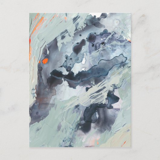 Polyphonisches Meer - Blau Postkarte (Vorderseite)