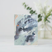 Polyphonisches Meer - Blau Postkarte (Stehend Vorderseite)