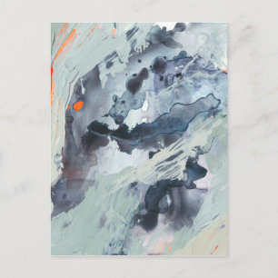 Polyphonisches Meer - Blau Postkarte