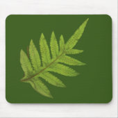 Polypodium-Lepidopodum-Farnblattdarstellung Mousepad (Vorne)