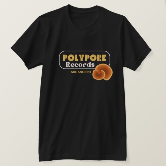 Polypore-Platten sind antiker T - Shirt (Design vorne)