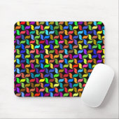 Polyprismatisches geometrisches Hintergrundmuster Mousepad (Mit Mouse)
