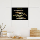 Polypterus delhezi の ポ ス タ poster (Küche)