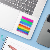 Polysex Pride Flag Aufkleber (Laptop mit iPhone)