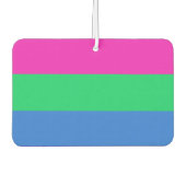 Polysex Pride Flag Autolufterfrischer (Vorderseite)