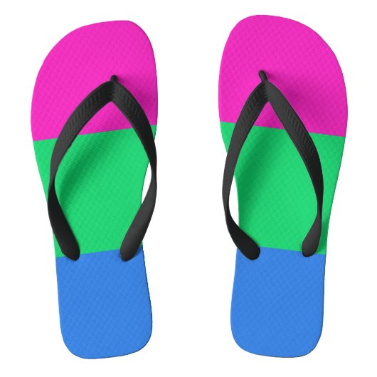 Polysex Pride Flag Badesandalen (Fußbett)