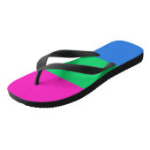 Polysex Pride Flag Badesandalen (Schrägansicht)