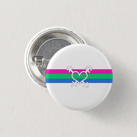 Polysex Pride Flag Button (Vorne & Hinten)