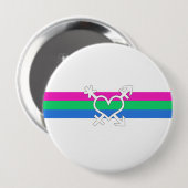 Polysex Pride Flag Button (Vorne & Hinten)