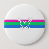 Polysex Pride Flag Button (Vorderseite)