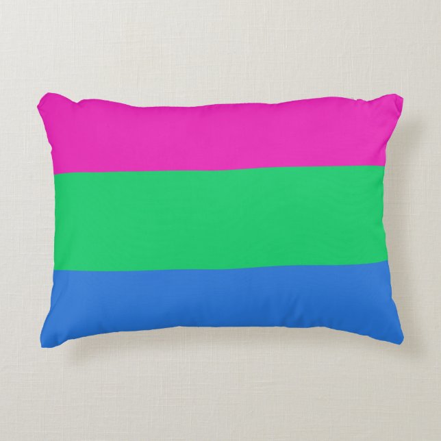 Polysex Pride Flag Dekokissen (Vorderseite)