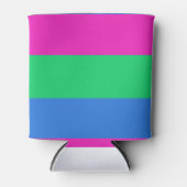 Polysex Pride Flag Dosenkühler (Vorderseite)