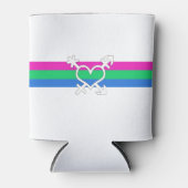 Polysex Pride Flag Dosenkühler (Vorderseite)