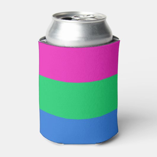 Polysex Pride Flag Dosenkühler (Kanne Vorderseite)