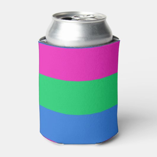 Polysex Pride Flag Dosenkühler (Kanne Vorderseite)