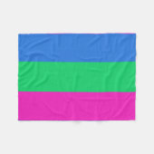 Polysex Pride Flag Fleecedecke (Vorderseite (Horizontal))