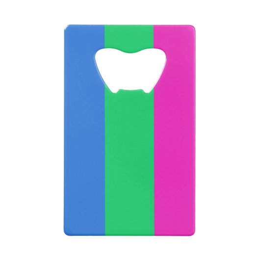 Polysex Pride Flag Geldbeutel Flaschenöffner (Vorderseite)