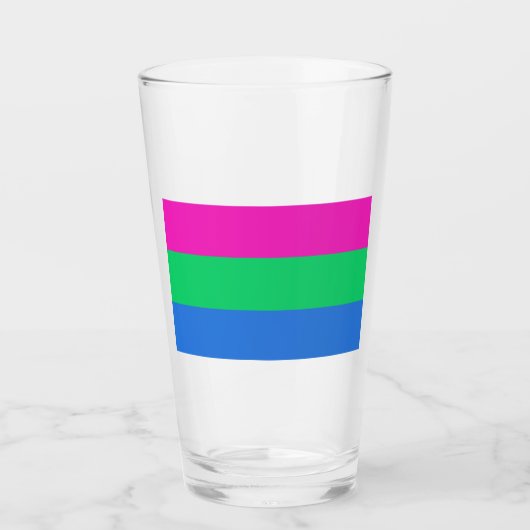 Polysex Pride Flag Glas (Vorderseite)