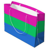 Polysex Pride Flag Große Geschenktüte (Rückseite Schrägansicht)