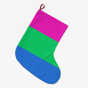 Polysex Pride Flag Großer Weihnachtsstrumpf