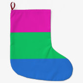 Polysex Pride Flag Großer Weihnachtsstrumpf (Vorderseite)