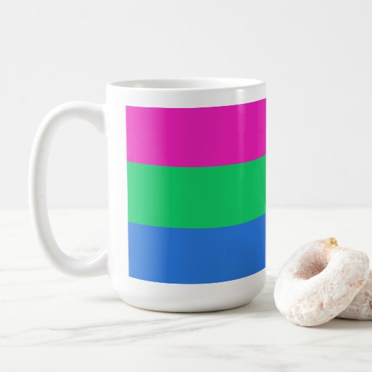 Polysex Pride Flag Kaffeetasse (Mit Donut)