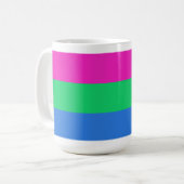 Polysex Pride Flag Kaffeetasse (Vorderseite Links)
