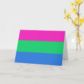 Polysex Pride Flag Karte (Gelbe Blume)