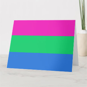 Polysex Pride Flag Karte
