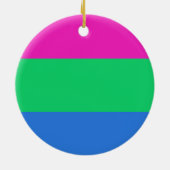 Polysex Pride Flag Keramik Ornament (Hinten)