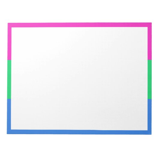 Polysex Pride Flag Notizblock (Vorderseite)