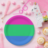 Polysex Pride Flag Pappteller (Party)