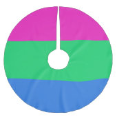 Polysex Pride Flag Polyester Weihnachtsbaumdecke (Vorderseite)