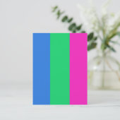 Polysex Pride Flag Postkarte (Stehend Vorderseite)
