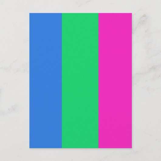 Polysex Pride Flag Postkarte (Vorderseite)