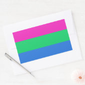 Polysex Pride Flag Rechteckiger Aufkleber (Umschlag)