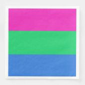 Polysex Pride Flag Serviette (Vorderseite)