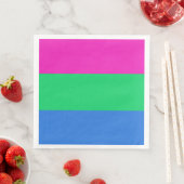 Polysex Pride Flag Serviette (Beispiel)